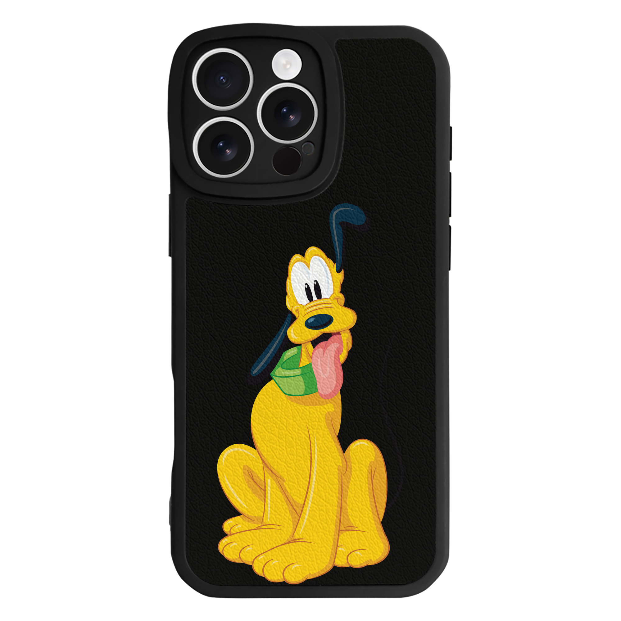 （画像用） ミッキーマウス Mickey Mouse 【iPhone 16シリーズ対応】シリコンスマホケース（レザー調） 材質：シリコン